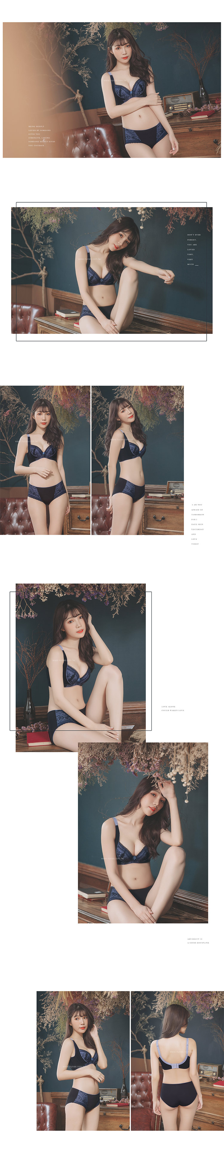 【露娜斯】神秘情迷。集中托高防副乳機能內衣【黑】台灣製U991